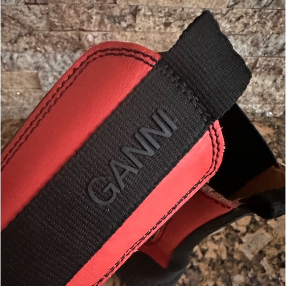 GANNI
Cleated Leather Mid Chelsea Boots - Picture 8 of 8